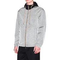 Armani Exchange pour homme. XM001830AF18579M0245 Veste ultralégère en nylon à effet irisé gris (L), Casuel, Polyamide