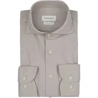 Profuomo Chemise 'Japanese Knitted' beige