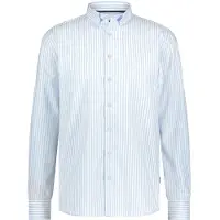 State of Art Chemise Dobby Rayures Clair Bleu clair Bleu taille S