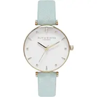 Olivia Burton Montre - - OB16AM143 - Cuir Vert Menthe - Analogique - 30mm