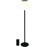 Lunartec Lampe sur pied solaire télécommandée LED CCT
