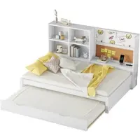 OKWISH Table à manger extensible, table de cuisine avec coins arrondis et plateau épais, pour 4–6 personnes – couleur chêne