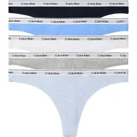 Calvin Klein Lv00qd5221 Thong 5 Units Multicolore XS Femme