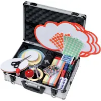 Franken valise de modération Trainer, valise de modération avec contenu, plus de 3.000 pièces, aluminium, UMKR