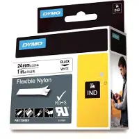 Dymo 1734524 (S0773840) - (24 mm x 24 mm) - Noir sur blanc - Ruban