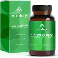 Vitabay CV Vitamine D3 Depot 20000 I.E Cholecalciferol, 240 St TAB