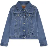 Levi's Veste enfant TRUCKER JACKET filles - Bleu - 12 ans
