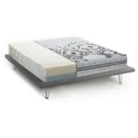 Talamo Italia Incoronata - Matelas Double, 200x160x22h cm Blanc, Déhoussable Italy