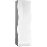 Dmora Azalea - Armoire 1 Porte, Blanc, 1 Étagère Italy