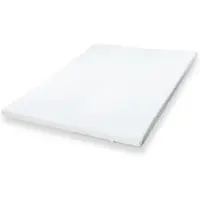 11.11 SRLS The White Stone Topper Memory Foam pour lit double 180x220