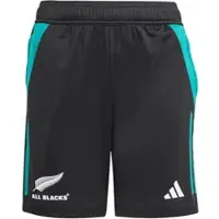 Adidas Shorts de sport junior NZR All Blacks Nouvelle-Zélande All Black/Pure Teal