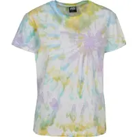 Urban Classics T-shirt 'Boyfriend' bleu clair / jaune / violet / blanc