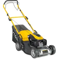 Stiga Tondeuse à essence Combi 48 SH | Moteur HONDA puissant | Bac de ramassage et fonction mulching | Transmission par roues | Largeur de coupe de 46 cm