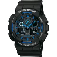 G-Shock Ga-100 Watch Noir Homme