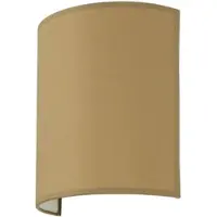 Licht-Erlebnisse Applique Moderne "Alice" Tissu Marron Café E27 Applique Salon Chambre Couloir