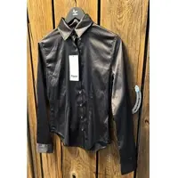 Pikeur blouse élastique aspect satin noir, taille:38