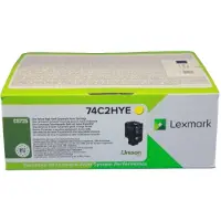 Lexmark 74C2HY0 - Jaune - Toner - Grande capacité
