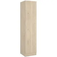 Dmora Nxy - Garde-robe 1 porte\, 41x184h cm Chêne Brun, Portemanteau