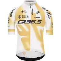 Q36.5 Gregarius Pro Team Off-road Short Sleeve Jersey Blanc 2XL Homme