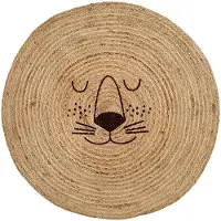 Rice Tapis Lion Face