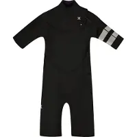 Hurley Air 2/2 Mm Short Sleeve Front Zip Shorty Noir S Homme