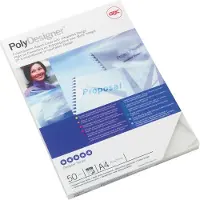 GBC Couverture Polypropylène Translucide 500 Microns Din A4 Reliure 100 Unités