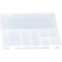 Hünersdorff Boîte d'assortiment PP, 8 compartiments, transparent