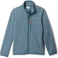 Columbia Essential Hike Grid Full Zip Fleece Bleu 4-5 Years Garçon