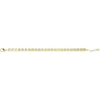 GUESS Ace of Diamonds Armband, (18.50 cm, Acier inoxydable)