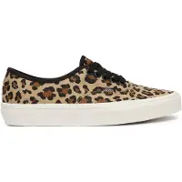 Vans - Chaussures de skate - Authentic Leopard pour Femme - Taille 40 - Marron