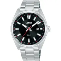 Lorus Watches Rh917sx9 40mm 10atm Quartz/analogical Watch Argenté Homme