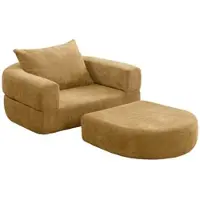 OKWISH Table basse élégante avec plateau PB et base MDF, table polyvalente pour salon, salle à manger ou bureau – naturel