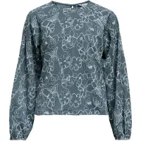 Object Chemisier 'OBJALANNA' gris foncé / blanc