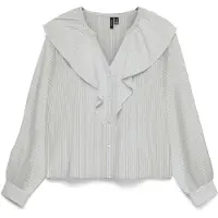 Vero Moda Kaja Long Sleeve Shirt Blanc L Femme