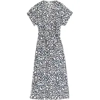 Garcia Robe bleu cobalt / blanc