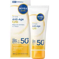 Nivea Crème Solaire Uv Face Anti Age Q10 Spf 50 40 Ml