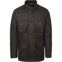 Barbour Manteau Ciré Corbridge Olive Marron Vert foncé Vert taille L
