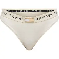 Tommy Hilfiger Underwear String 'CLASSIC' beige / jaune clair / noir / blanc