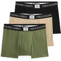 Ralph Lauren Boxers beige / olive / noir / blanc