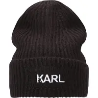 Karl Lagerfeld Bonnet noir / blanc