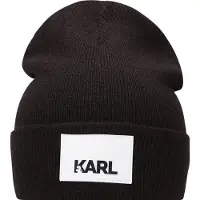 Karl Lagerfeld Bonnet noir / blanc