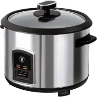 Berlinger Haus Cuiseur à riz électrique 1,8 l noir argent Collection BH-9273 Pot à riz