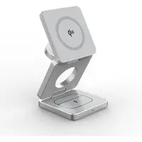 MISURA MH08 Pro - Chargeur sans fil pliable 3en1 - SILVER