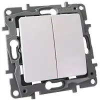 Legrand Interrupteur double marche/arrêt 10A NILOE eco 764505 2093