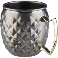 Barlife Becher "MOSCOW MULE", Verres à cocktail, Gris, Cuivre