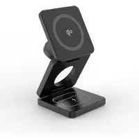 MISURA MH08 Pro - Chargeur Qi2 sans fil pliable 3en1 - BLACK