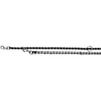 Trixie Cavo laisse d'extension, noir/graphite S-M 200cm Ø12mm chien