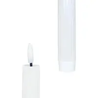 Relaxdays 4 bougies LED en cire (4x)
