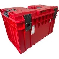 Qbrick System ONE 450 Vario RED ULTRA HD Custom Mallette à outils Organisateur modulaire 585 x 385 x 420 mm 52 l empilable IP66 - ancienne version