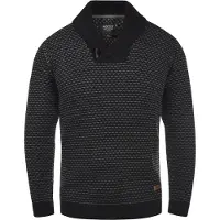 INDICODE JEANS Pull-over 'Copent' gris / noir